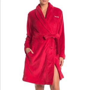Calvin Klein - Plush Shawl Collar Tie Robe